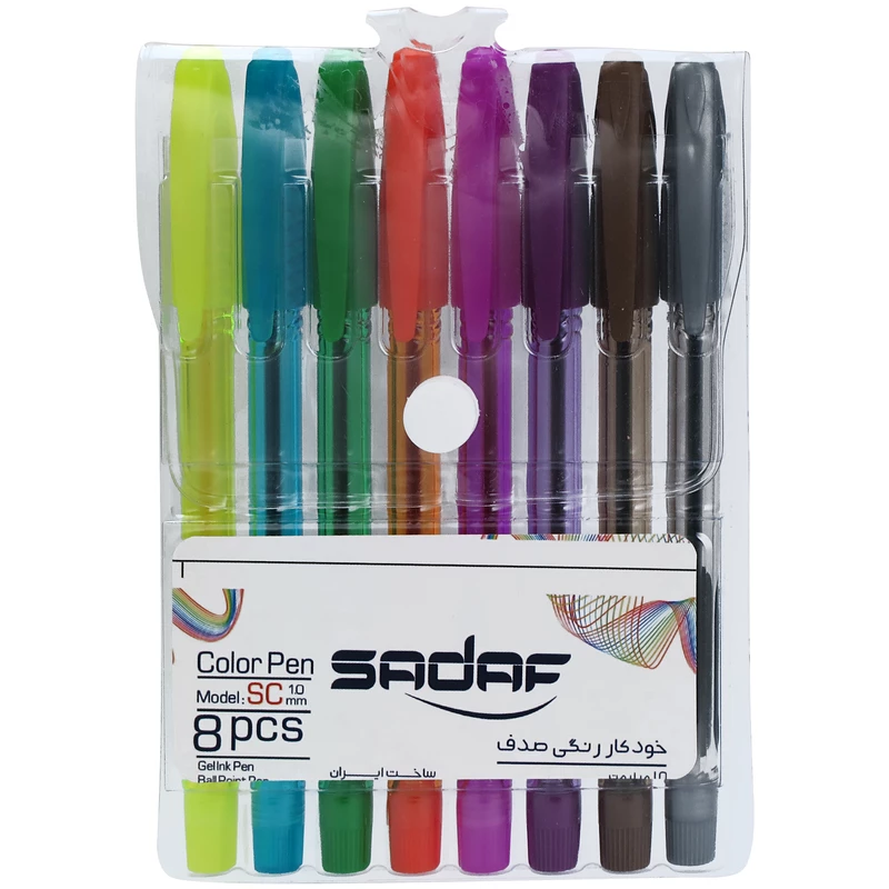خرید انلاین خودکار رنگی 8 رنگ صدف Sadaf در وبسایت دوشنبه کالا