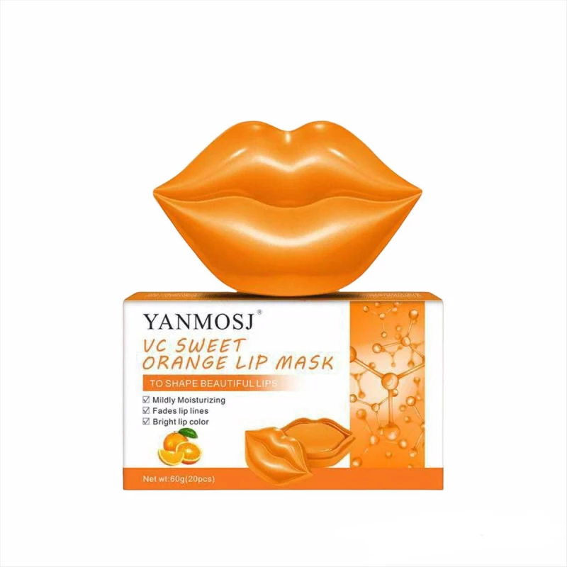 ماسک لب ینماش مدل پرتقال حجم 60 میلی لیتر بسته 20 عددی