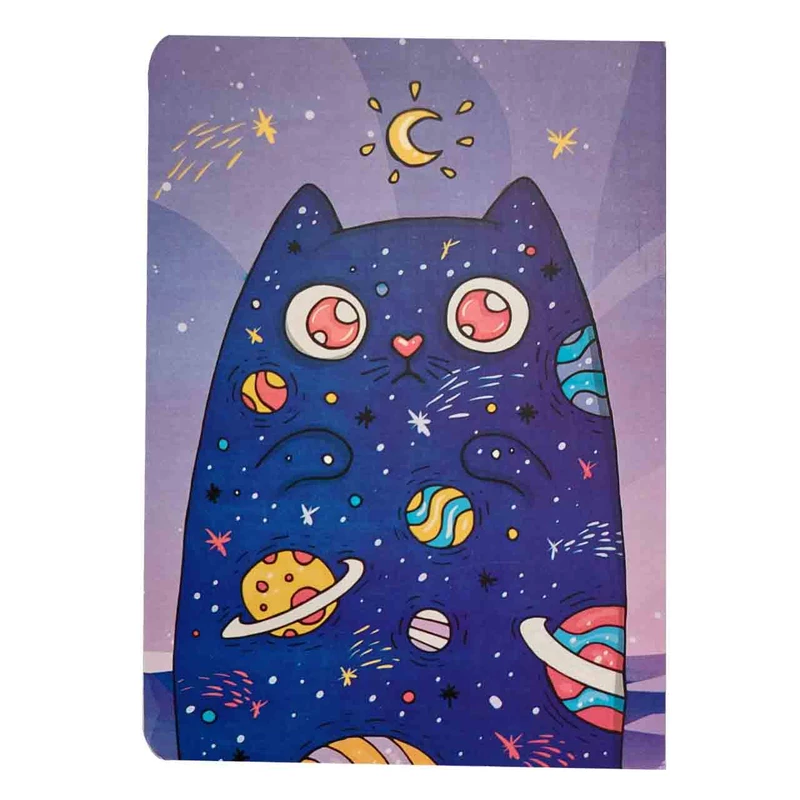 خرید انلاین دفترچه پاسپورتی طرح گربه کهکشانی سویل در وبسایت دوشنبه کالا
