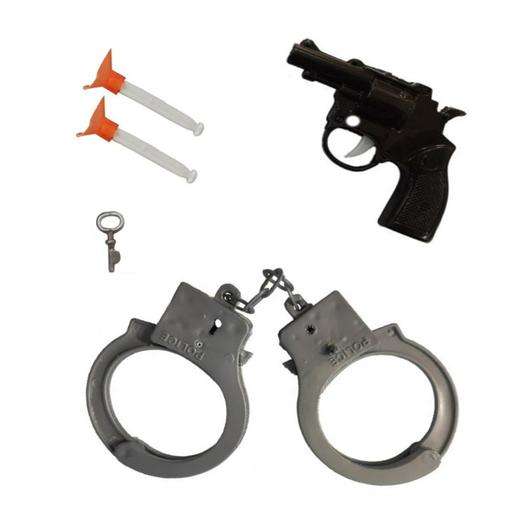 تفنگ پلیس شجاع اسباب بازی پلاستیکی وکیوم